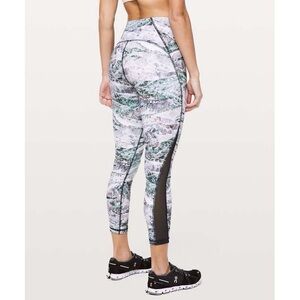 💕 LULULEMON train times pant in springscape multi size 0